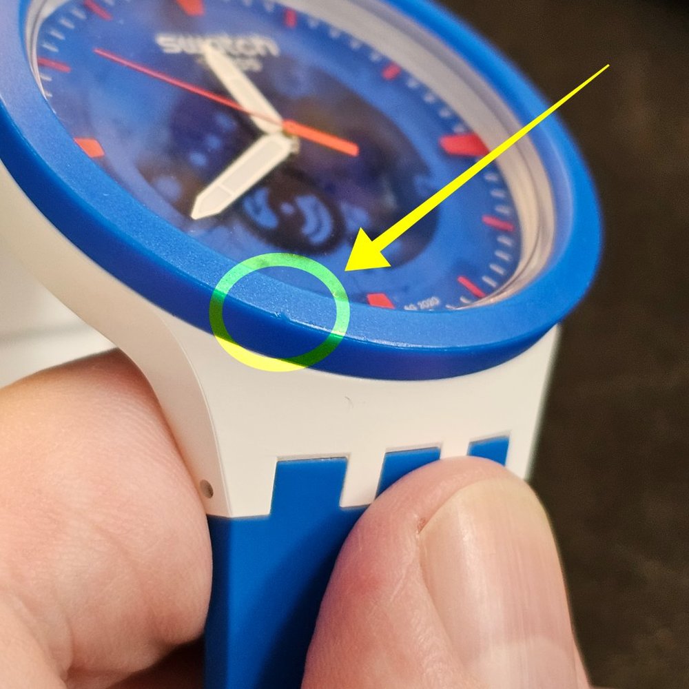 NASA "Jumpsuit" Swatch BIG BOLD + EXTRA OEM Jumpsuit strap(!) EUC - Picture 10 of 16